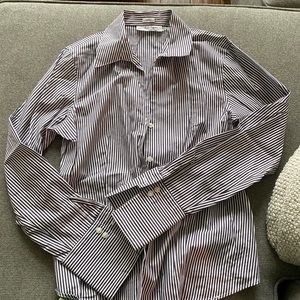 Calvin Klein Black White striped shirt